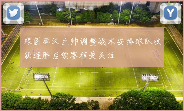 绿茵莽汉主帅调整战术安排球队收获连胜后续赛程受关注