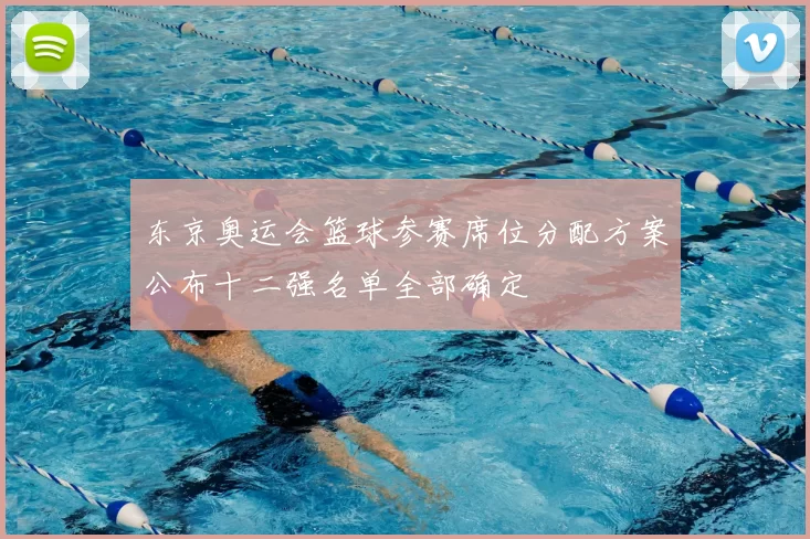 东京奥运会篮球参赛席位分配方案公布十二强名单全部确定